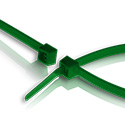 5 inch 40lb Green Ties 100 Pieces