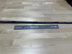 Canusa CFW-U 350 9mm BLACK, heavy wall, 3:1 shrink ratio with markings and sold per 4ft sections