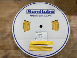 B2(3X) 24MM YELLOW 3:1  200ft Spool.   The tubing meets all specifications except for color. the yellow shade is slightly lighter than specified. Other than the color variation, the material performs as expected and functions normally.