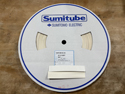 B2(3X) 24MM White 3:1  200ft Spool. The tubing meets all specifications except for color. The White shade is slightly tinted than specified. Other than the color variation, the material performs as expected and functions normally.