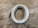 B2(3X) 24MM White 3:1  50ft Spool. The tubing meets all specifications except for color. The White shade is slightly tinted than specified. Other than the color variation, the material performs as expected and functions normally.