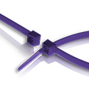 14 inch 50lb Purple Ties 100 Pieces