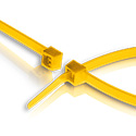 5 inch 40lb Yellow Ties 100 Pieces
